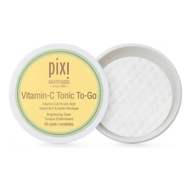 Pixi | Vitaminc Tonic To Go | Almohadillas + Vitaminac 60pzs Todo Tipo De Piel Día/noche
