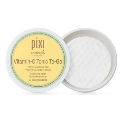 Pixi | Vitaminc Tonic To Go | Almohadillas + Vitaminac 60pzs Todo Tipo De Piel Día/noche