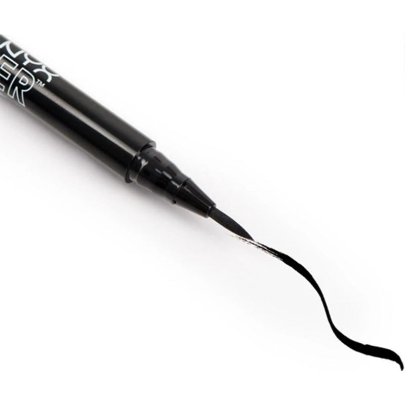 Nyx | Two Timer Liner | Delinador Ojos 2 En 1 Jet Black Tt01 Satinado