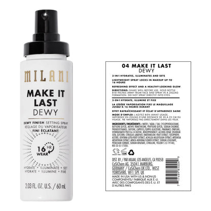 Milani | Fijador De Maquillaje Dewy - Hidrata E Ilumina 60ml