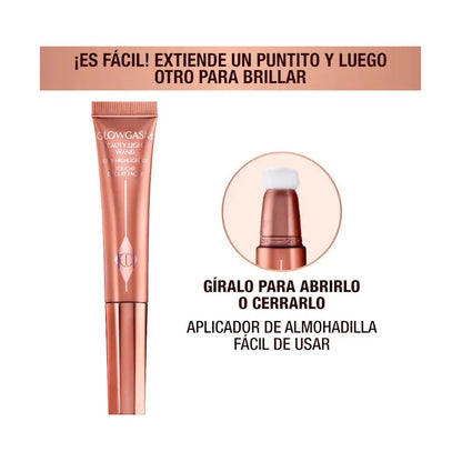 Charlotte Tilbury | Glowgasm | Rubor Iluminador Líquido Pinkgasm