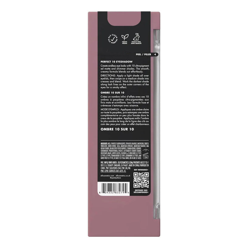 E.l.f. Paleta De Sombras Ojos 10 Tonos Nude Rosa Gold Nude