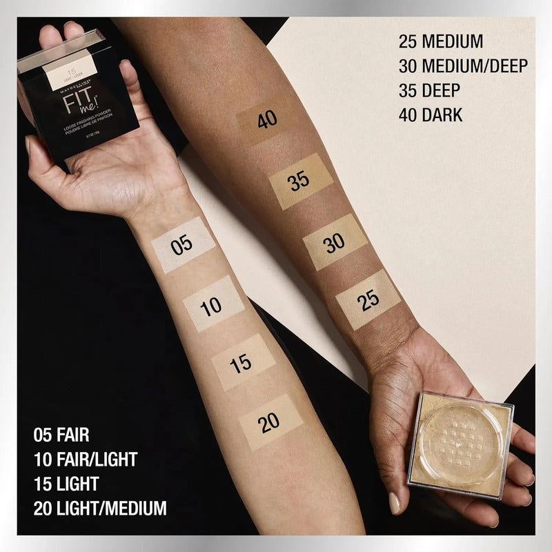 Polvo Maybelline Fit Me Loose Finishing Tono 35 Deep 35 Deep