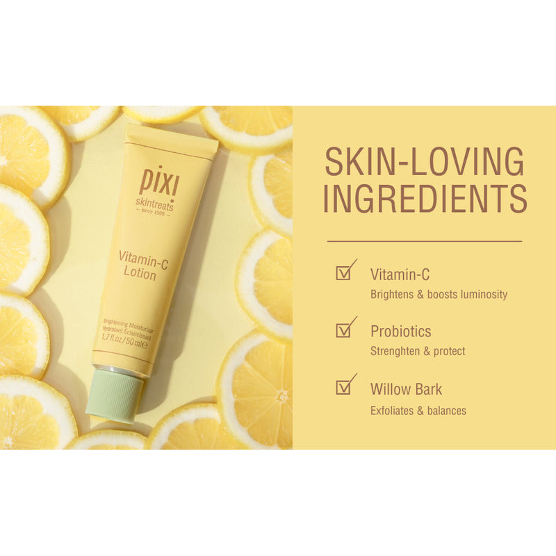 Pixi | Vitamin C Lotion | Crema Hidratante -50ml Todo Tipo De Piel Día/noche