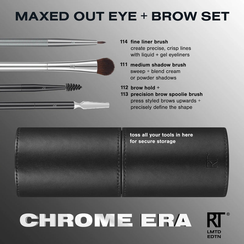 Real Techniques | Maxed Out Eye | Set De Brochas Maxed Out Eye