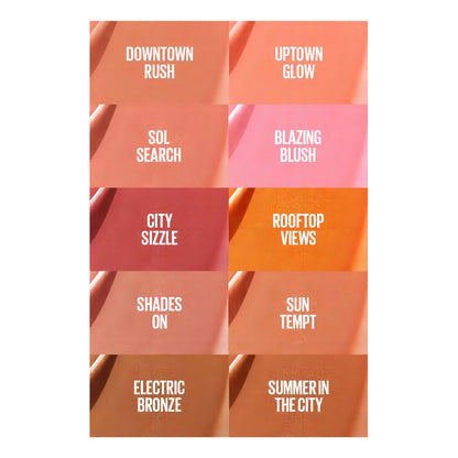 Rubor Líquido Maybelline Sunkisser 12h 10 Sun Tempt 10 Sun Tempt