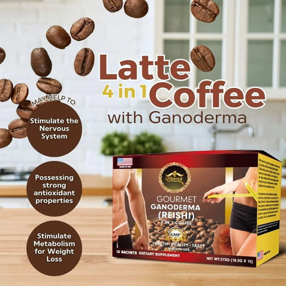 Eternal Spirit Beauty Gourmet Ganoderma Reishi Café 4 En 1
