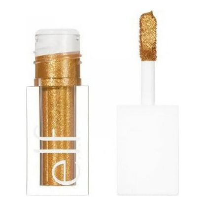 Sombra Líquida Amarilla Dorado E.l.f. 24k Gold Glitter 8ml Amarillo