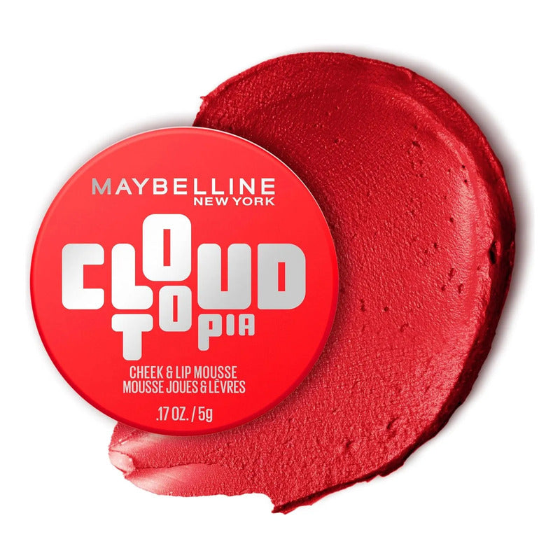 Maybelline | Cluodtopia | Tinta Mousse Mate Mejillas/labios Divine Crimson