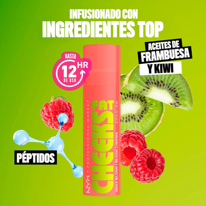 Nyx | Fat Cheeks | Rubor Líquido -8 Ml Papaya Plump