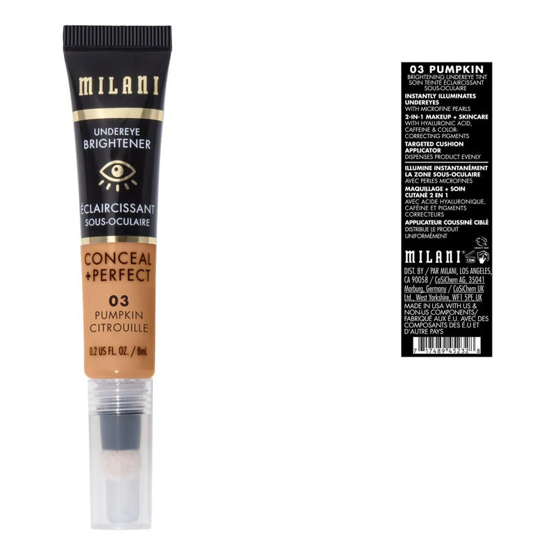 Milani | Corrector Facial Pressed Conceal + Perfect 03 Pumpkin Citrouille