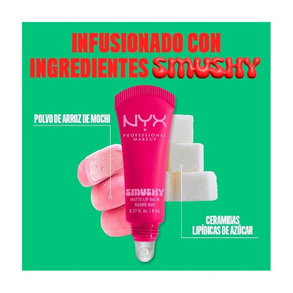 Nyx | Smushy Matte Lip Balm | Bálsamo Labial Matte