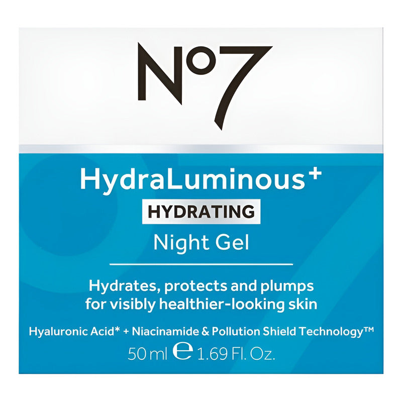 No 7 | Hydraluminous Hydrating Night | Gel Hidratante 50ml Todo Tipo De Piel Noche