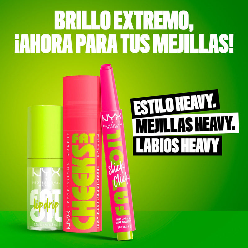 Nyx | Fat Cheeks | Rubor Líquido -8 Ml Papaya Plump