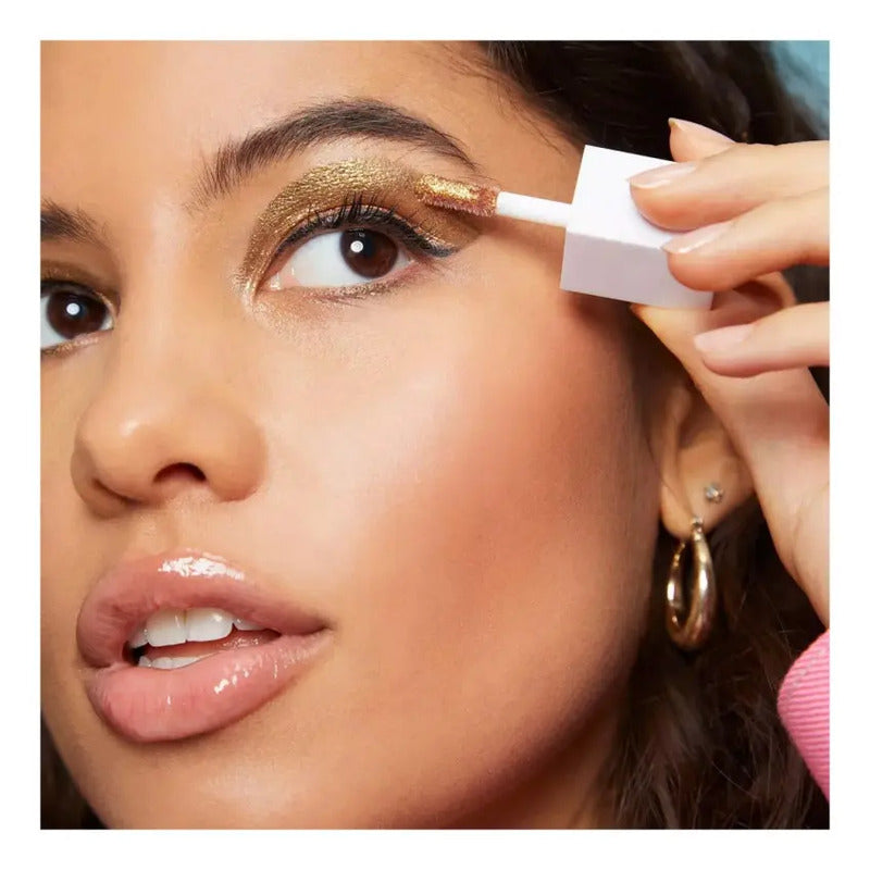 Sombra Líquida Amarilla Dorado E.l.f. 24k Gold Glitter 8ml Amarillo