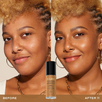 Milani | Conceal + Perfect 2 En 1  | Base De Maquillaje