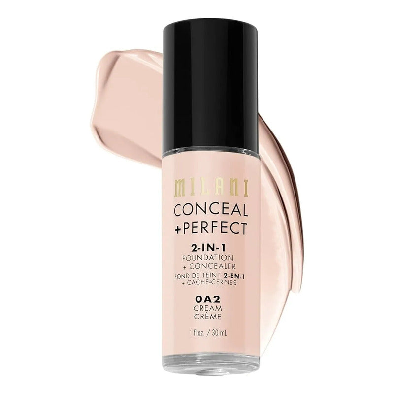 Milani | Conceal + Perfect 2 En 1  | Base De Maquillaje
