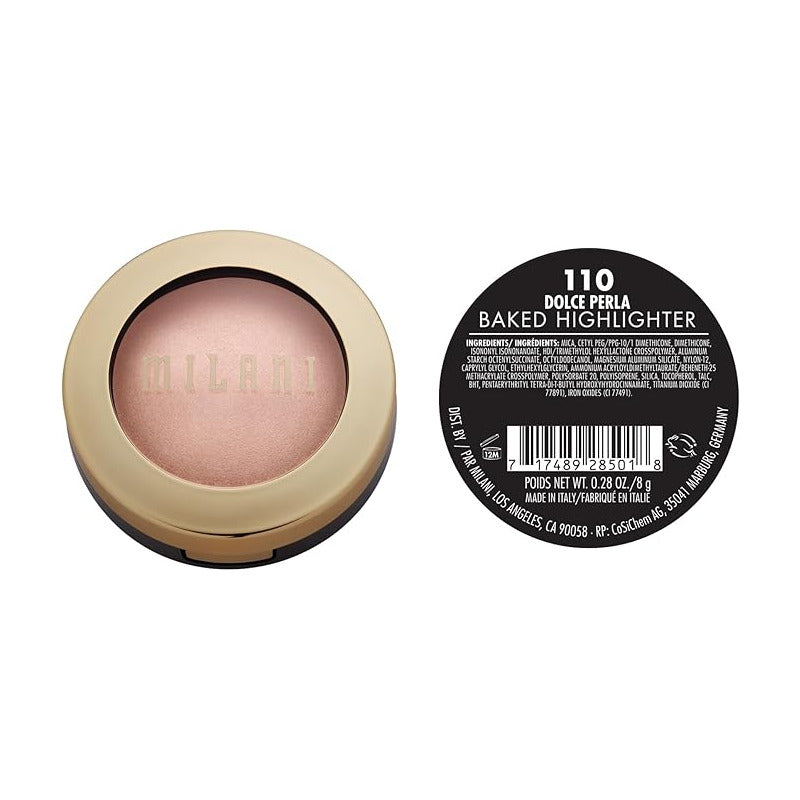 Milani | Baked Highlighter | Iluminador En Polvo  8g