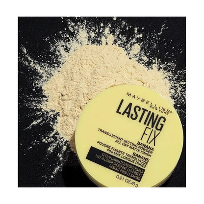 Maquillaje En Polvo Suelto Maybelline Lasting Fix Banana 6 G Translúcido