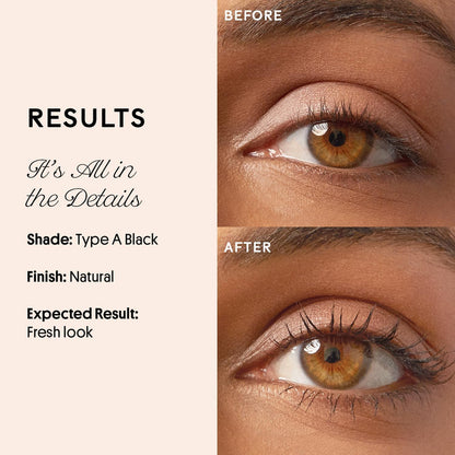 Winky Lux | Mascara Pestañas | Detail Oriented | Vegan Type A Black