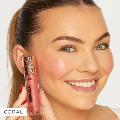 Tarte | Maneater Blush & Glow | Rubor Liquido Radiante Coral