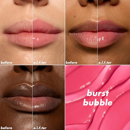 Elf | Glow Reviver Lip Oil Plumping | Gloss Voluminizador Burst Bubble