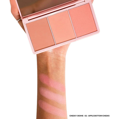 Kimchi | Cheeky3some | Trío De Blush Apple Bottom Cheeks