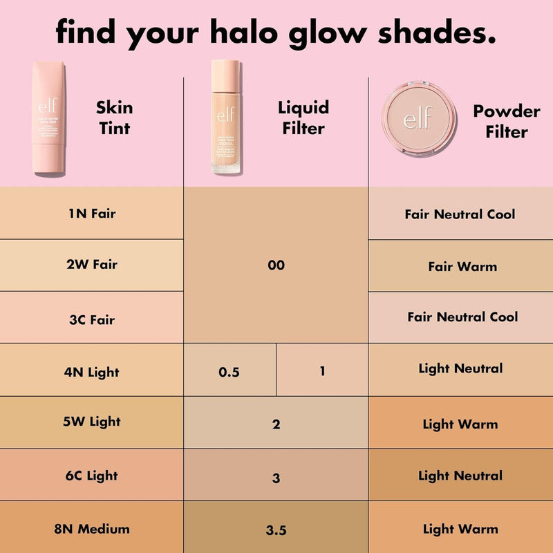 Elf | Halo Glow Liquid Filter - Base De Maquillaje 31.5ml