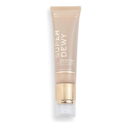 Revolution Makeup Base De Maquillaje Skin Tint Super Dewy Medium
