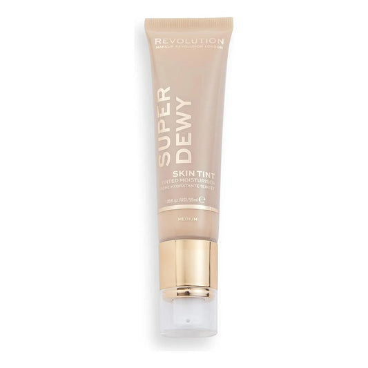 Revolution Makeup Base De Maquillaje Skin Tint Super Dewy Medium