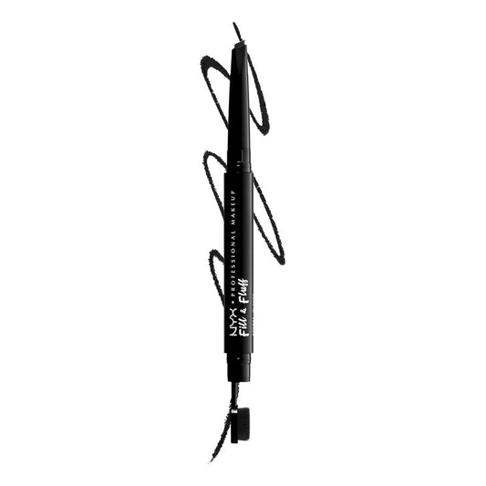 Nyx | Fill & Fluff | Lapiz De Ceja Con Cepillo Black