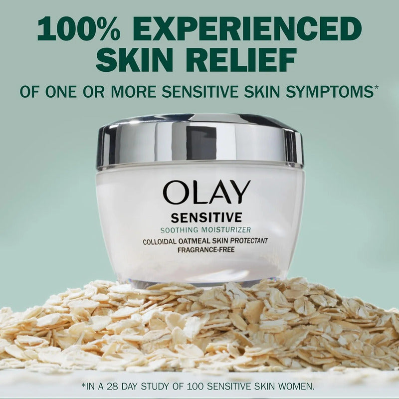 Olay Sensitive Soothing Skin Hidratante Calmante 48 G Sensible Día/noche