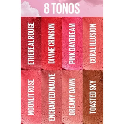 Maybelline | Cluodtopia | Tinta Mousse Mate Mejillas/labios Dreamy Dawn