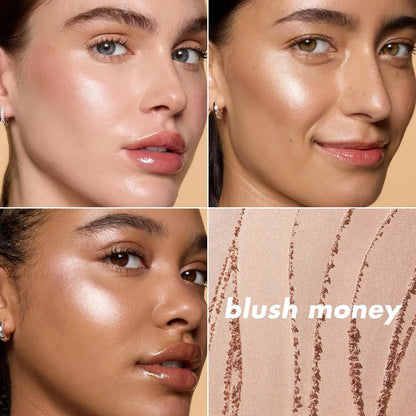 Elf | Halo Glow Silky Powder Highlighter | Iluminador Blush Money
