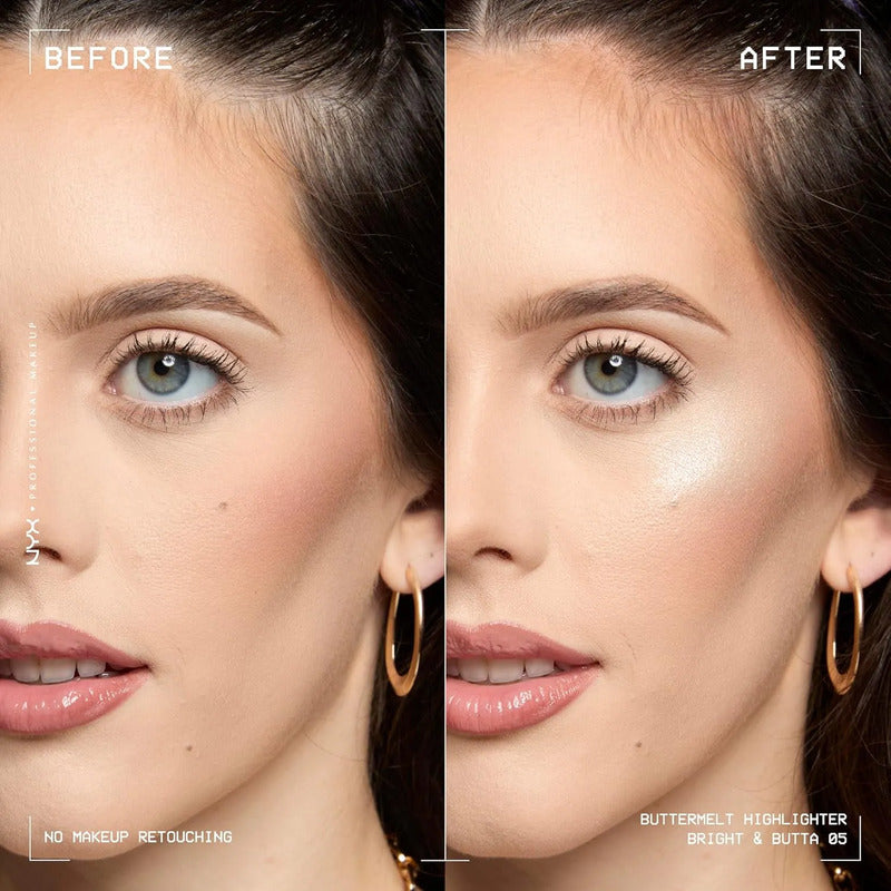 Nyx Iluminador Barra Buttermelt Highlighter 10g Buttermelt Highltr Bright And Butta