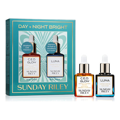 Sunday Riley | Day + Night Bright | Duo De Cuidado De Piel