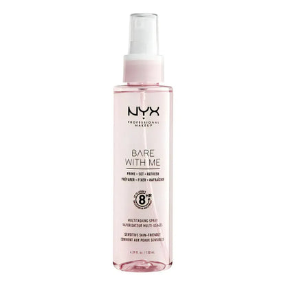 Nyx | Bare With Me Spray | Fijador Facial Multiusos -130ml Rosa Claro