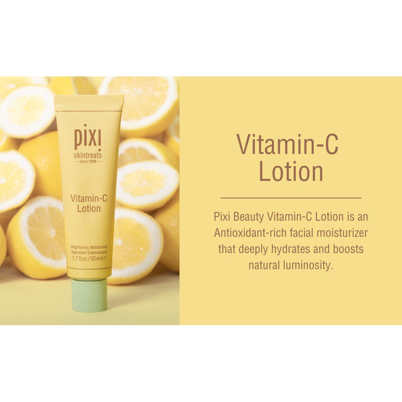 Pixi | Vitamin C Lotion | Crema Hidratante -50ml Todo Tipo De Piel Día/noche