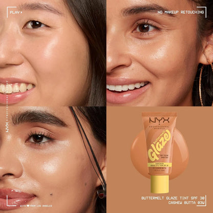 Base De Maquillaje Buttermelt Glaze Nyx Professional Makeup 03 Cashew Butta