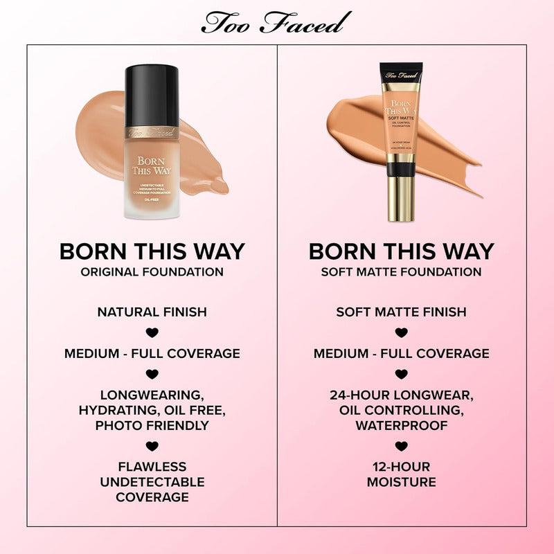 Too Faced | Born This Way | Base De Maquillaje Oil Free