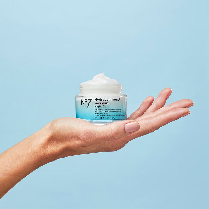 No 7 | Hydraluminous Hydrating Night | Gel Hidratante 50ml Todo Tipo De Piel Noche