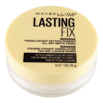 Maquillaje En Polvo Suelto Maybelline Lasting Fix Banana 6 G Translúcido