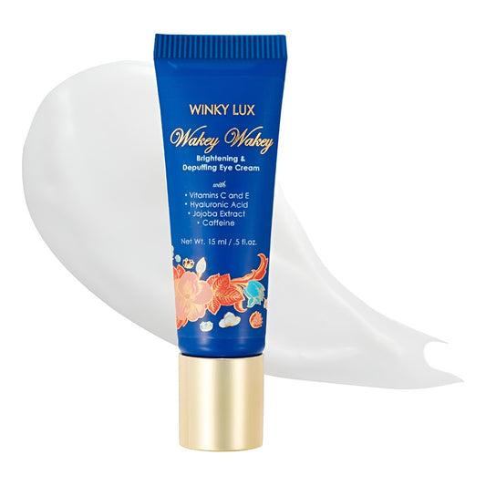 Winky Lux | Crema De Ojos | Vitamina C, E, Cafeína Y Jojoba Todo Tipo De Piel Día/noche