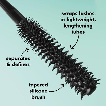 Máscara E.l.f. Lash Xtndr Waterproof Pitch Black 7g Pitch Black
