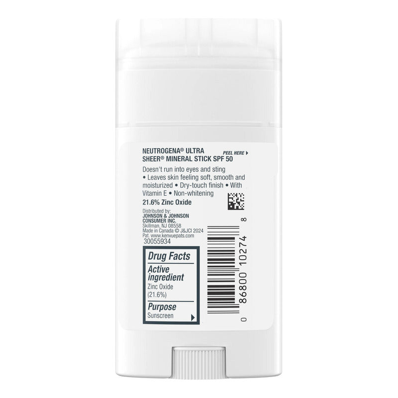 Neutrogena | Ultra Sheer Face & Body | Bloqueador En Barra
