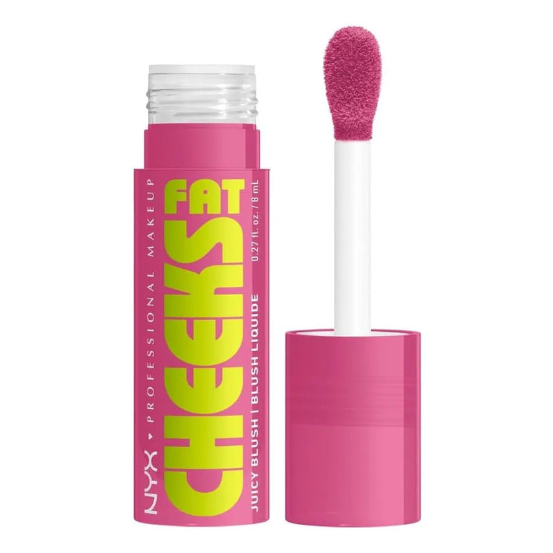 Nyx | Fat Cheeks | Rubor Líquido -8 Ml Plum Pop