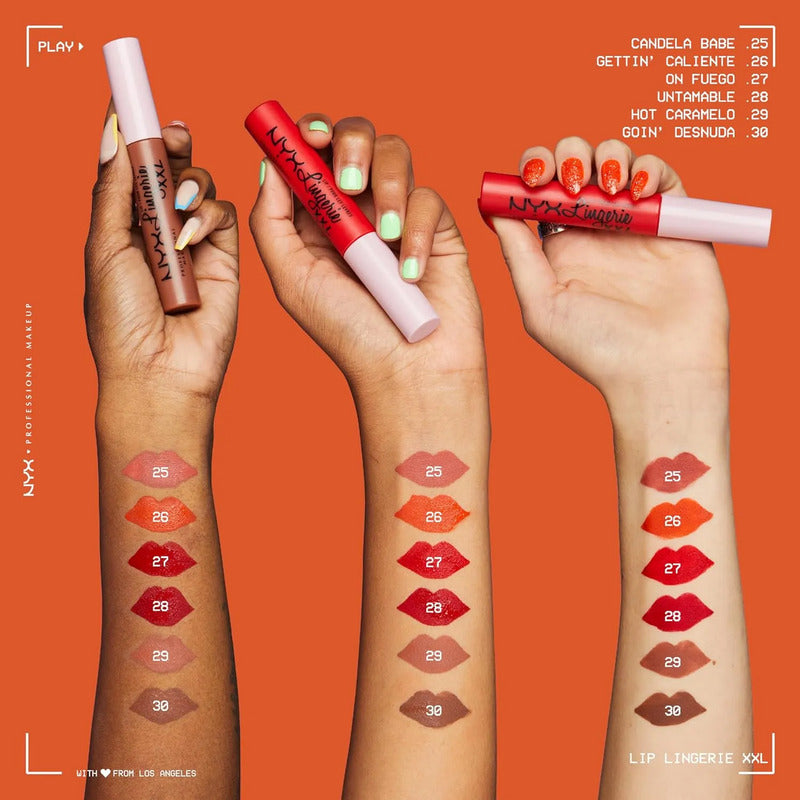 Labial Nyx Lingerie Xxl Mate Líquido, Sin Transferencia Untamable