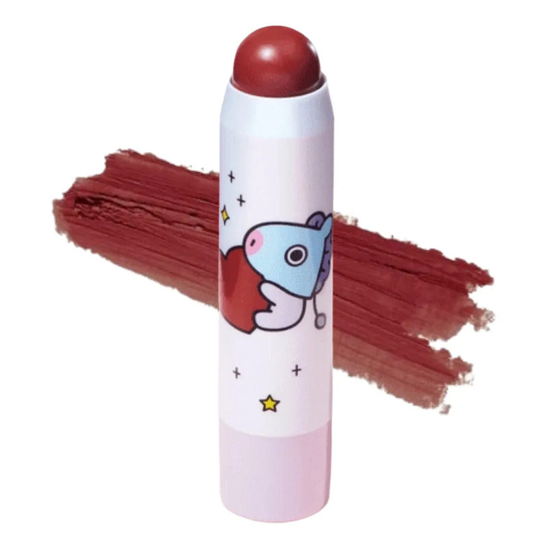 The Creme Shop Bt21 Tinta En Barra, Labios Y Mejillas, Vegan Moonwalk