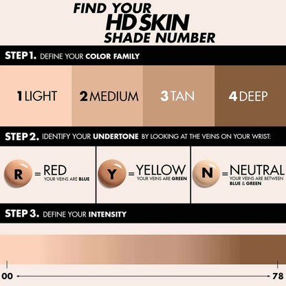 Make Up For Ever | Hd Skin Foundation - Base De Maquillaje