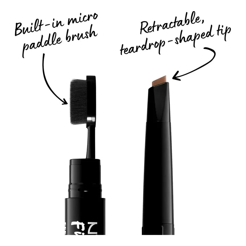 Nyx | Fill & Fluff | Lapiz De Ceja Con Cepillo Auburn